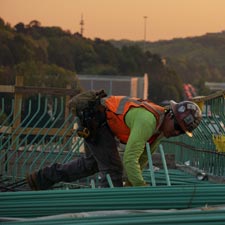 electrician on roof